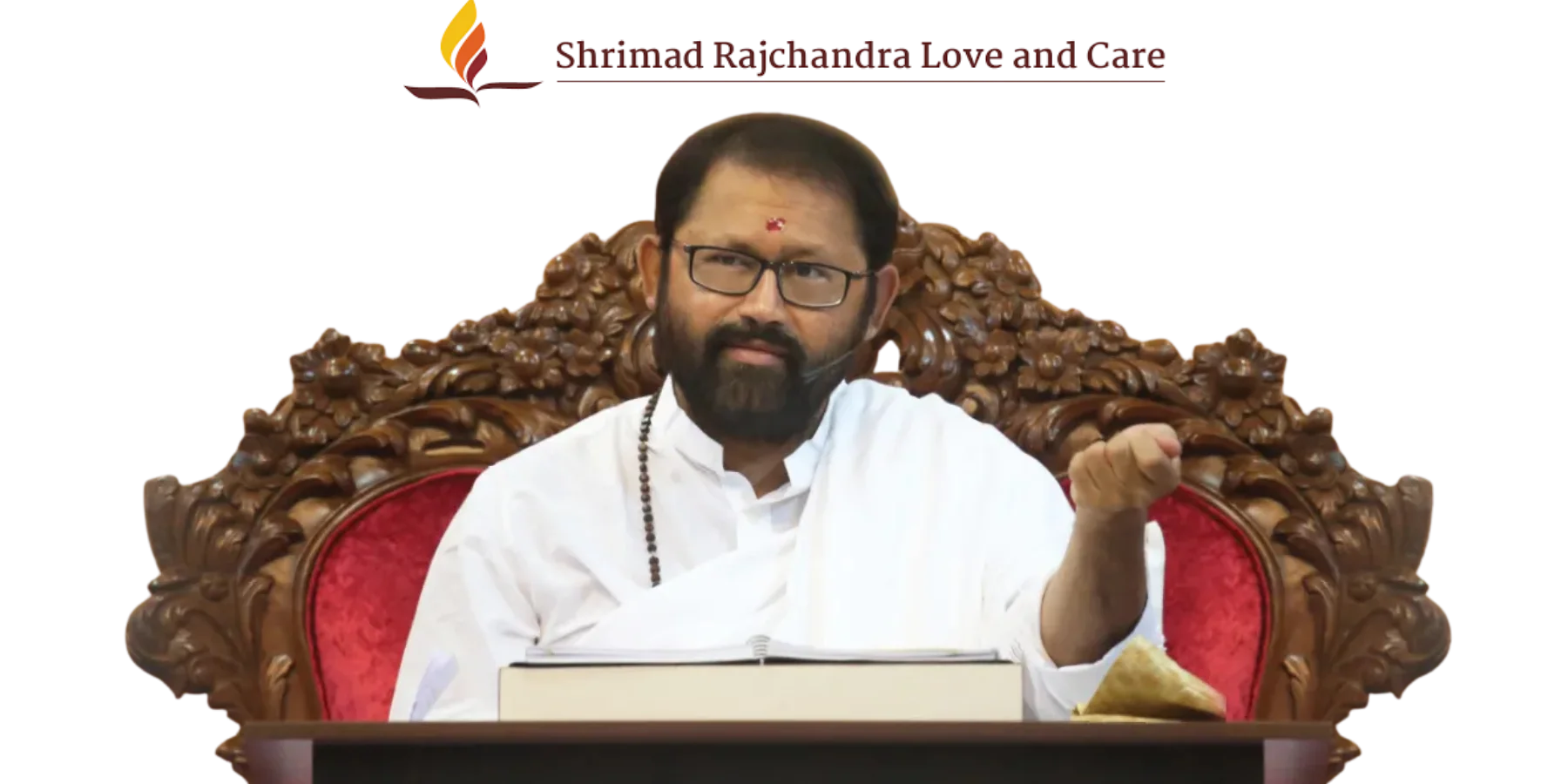Nezda Server and Shrimad Rajchandra Love and Care Logo